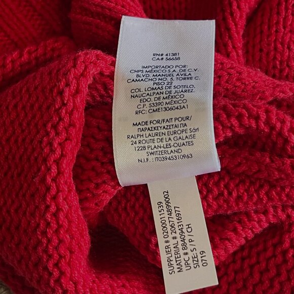 Chaps Women's Red Crewneck Pullover Sweater Size S - Picture 13 of 15